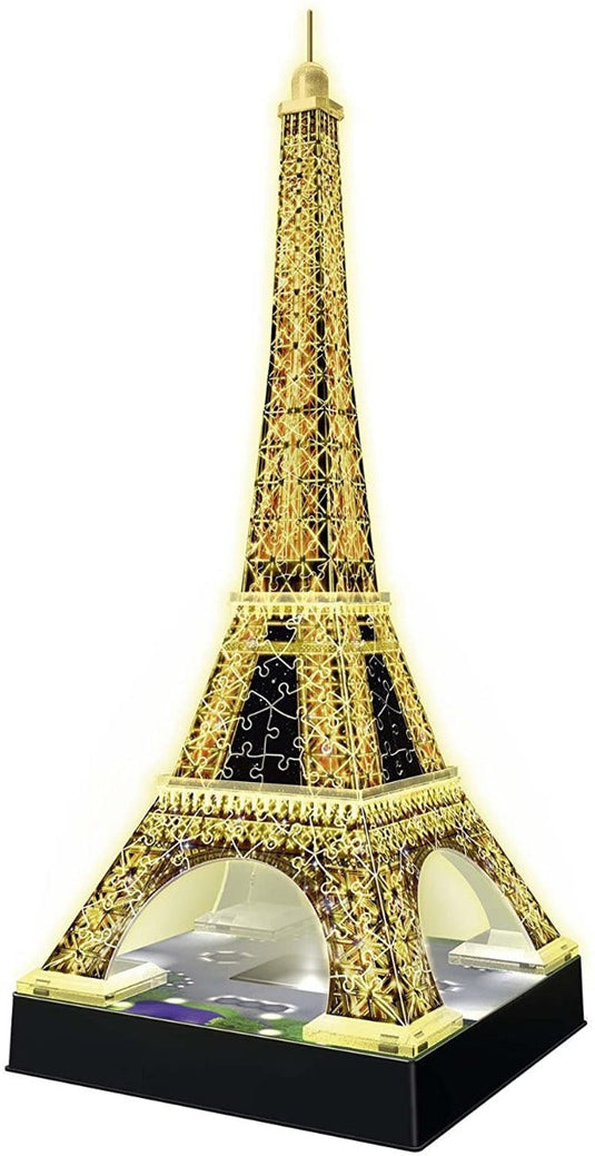 Eiffel Tower: Night Edition 216 Piece 3D Jigsaw Puzzle by Ravensburger - 4