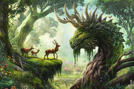 The Forest Dragon Awakes 3000 Piece Puzzle by Ravensburger - 2