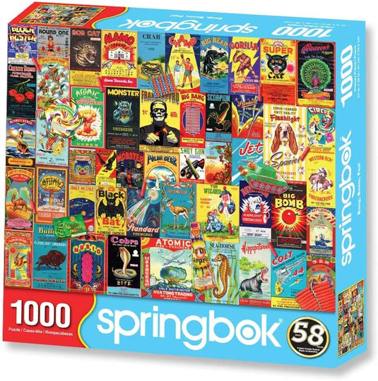 Bang, Bang, Pop! 1000 Piece Jigsaw Puzzle by Springbok - 1