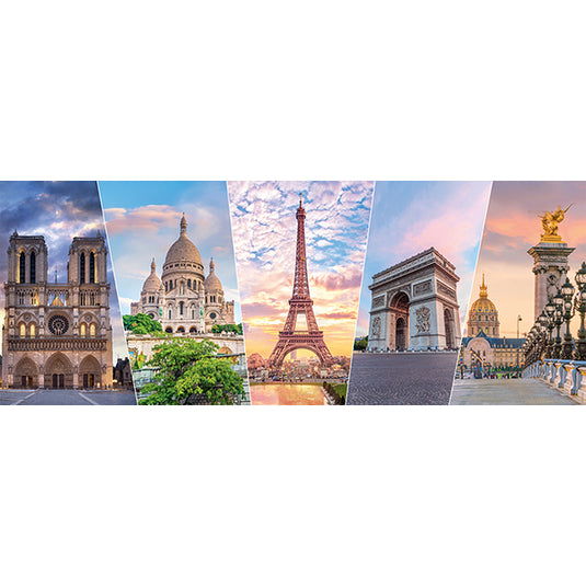 Monuments of Paris 1000 Piece Jigsaw Puzzle by Nathan - 2
