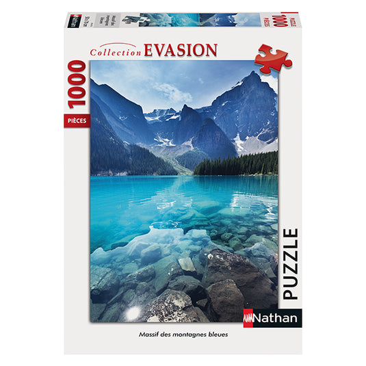 Blue Mountains 1000 Piece Jigsaw Puzzle by Nathan - 1