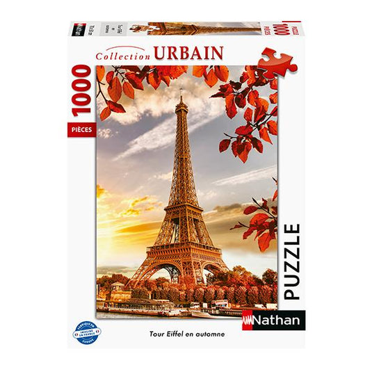 Tour Eiffel En Automne 1000 Piece Jigsaw Puzzle by Nathan - 1