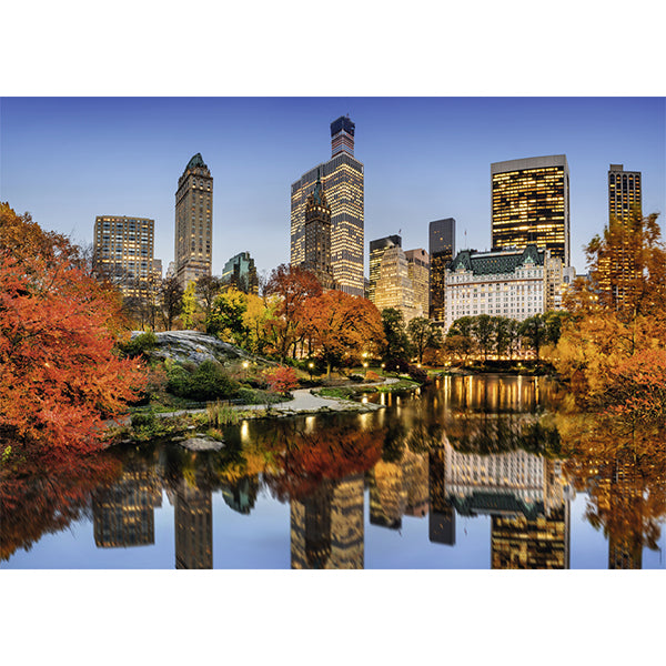 New York in Autumn 1500 Piece Jigsaw Puzzle by Nathan