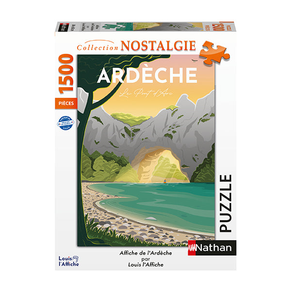 Ardèche Poster 1500 Piece Jigsaw Puzzle by Nathan