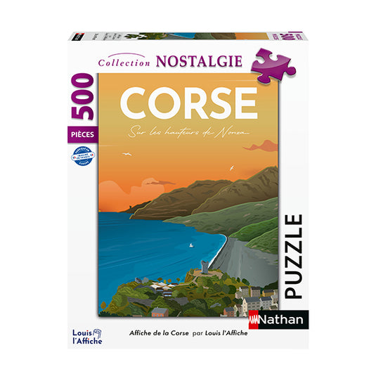 Corsican Poster 500 Piece Jigsaw Puzzle by Nathan - 1