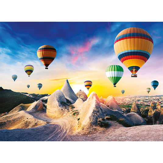 Voyage En Montgolfire 500 Piece Jigsaw Puzzle by Nathan - 2