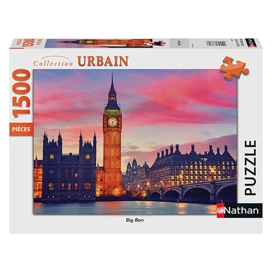 Big Ben 1500 Piece Jigsaw Puzzle by Nathan - 1