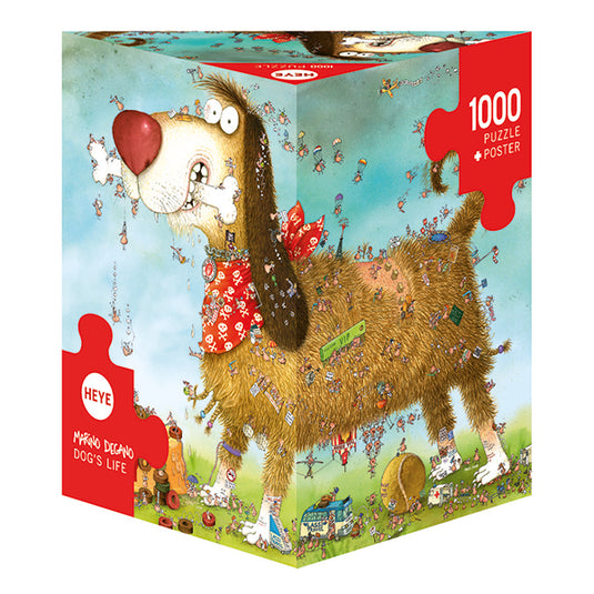 Dog's Life 1000 Piece Jigsaw Puzzle by Heye - 1