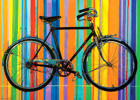 Bike Art: Freedom Deluxe 1000 Piece Jigsaw Puzzle by Heye