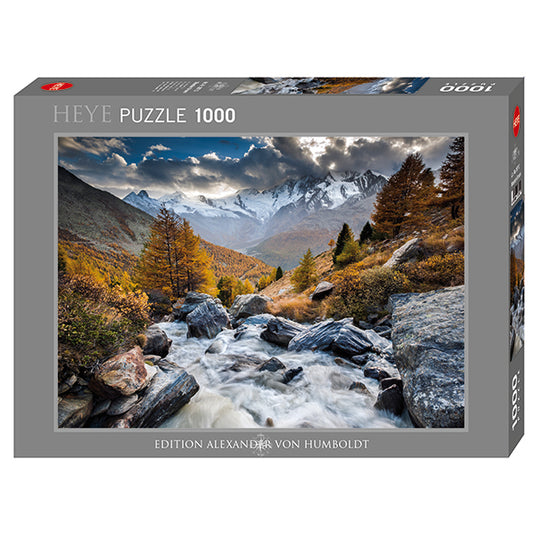 Mountain Stream 1000 Piece Jigsaw Puzzle by Heye - 1