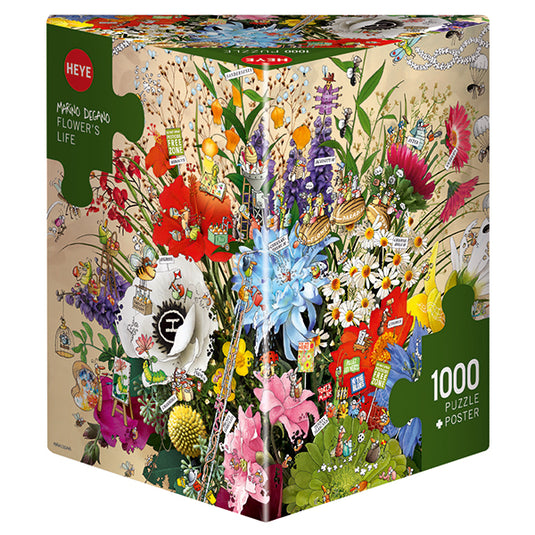 Flower's Life 1000 Piece Jigsaw Puzzle by Heye - 1