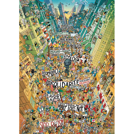 Protest! 1000 Piece Jigsaw Puzzle by Heye - 2