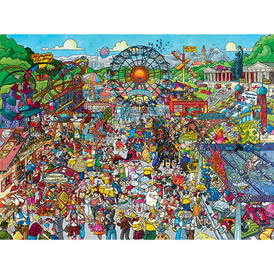 Oktoberfest 1500 Piece Jigsaw Puzzle by Heye - 2