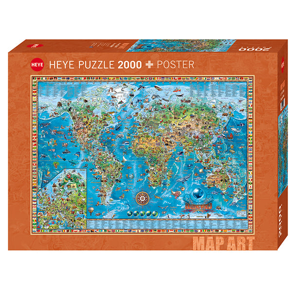 Amazing World 2000 Piece Jigsaw Puzzle by Heye