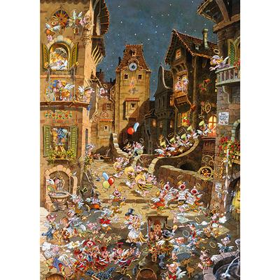 Romantic Town: By Night 1000 Piece Jigsaw Puzzle by Heye - 2