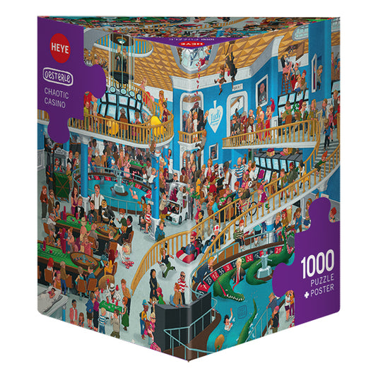 Chaotic Casino 2000 Piece Jigsaw Puzzle by Heye - 1