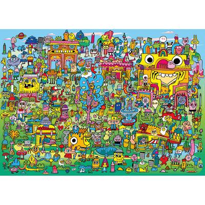 Doodle Village 1000 Piece Jigsaw Puzzle by Heye - 2