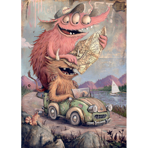 Zozoville: Road Trippin' 2000 Piece Jigsaw Puzzle by Heye
