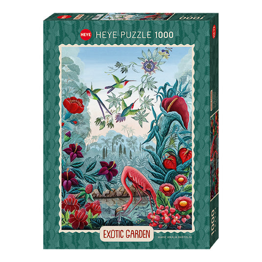 Exotic Garden: Bird Paradise 1000 Piece Jigsaw Puzzle by Heye - 1