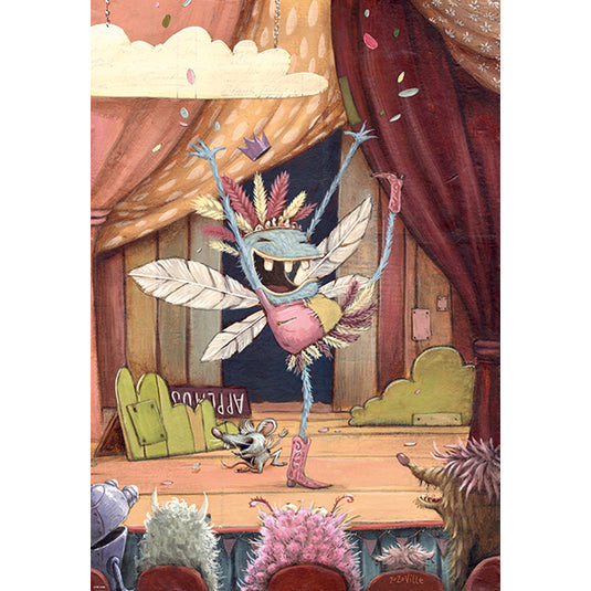 Zozoville: Off Broadway 2000 Piece Jigsaw Puzzle by Heye - 2