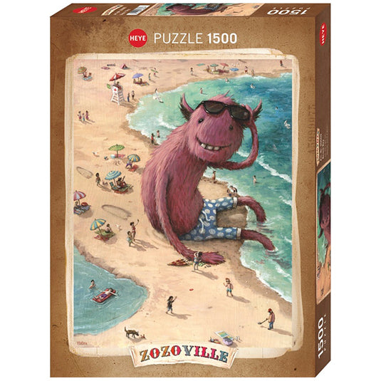 Zozoville: Beach Boy 1500 Piece Jigsaw Puzzle by Heye - 1
