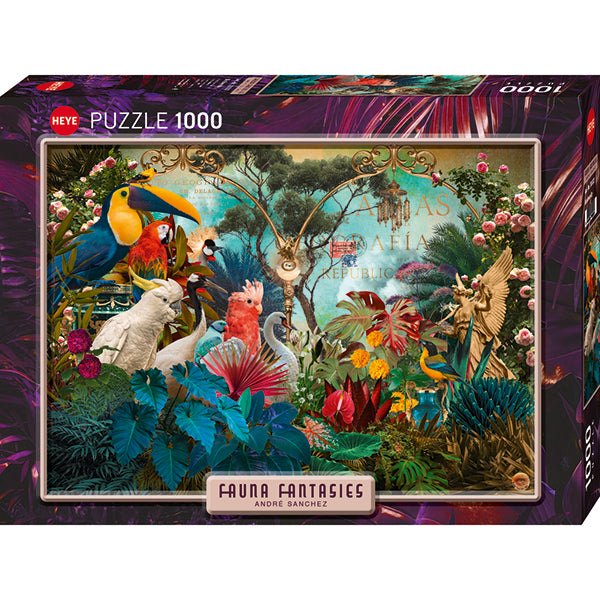 Fauna Fantasies: Birdiversity 1000 Piece Jigsaw Puzzle by Heye