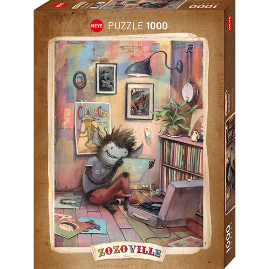 Zozoville: Vinyl Monster 1000 Piece Jigsaw Puzzle by Heye - 1