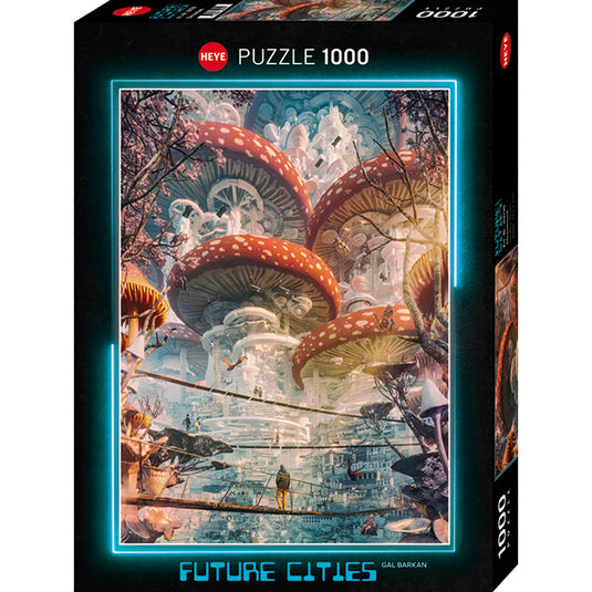 Future Cities: Shroomland 1000 Piece Jigsaw Puzzle by Heye - 1