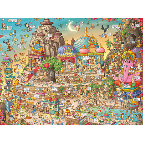 Yogaland 1500 Piece Jigsaw Puzzle by Heye