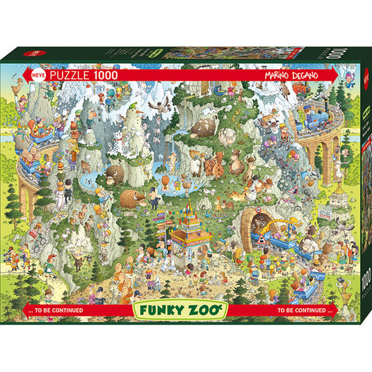 Funky Zoo: Himalayan Habitat, Marino Degano 1000 Piece Jigsaw Puzzle by Heye