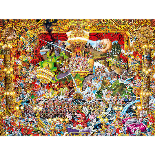 Cartoon Classics - Opera Chaotica 1500 Piece Jigsaw Puzzle by Heye