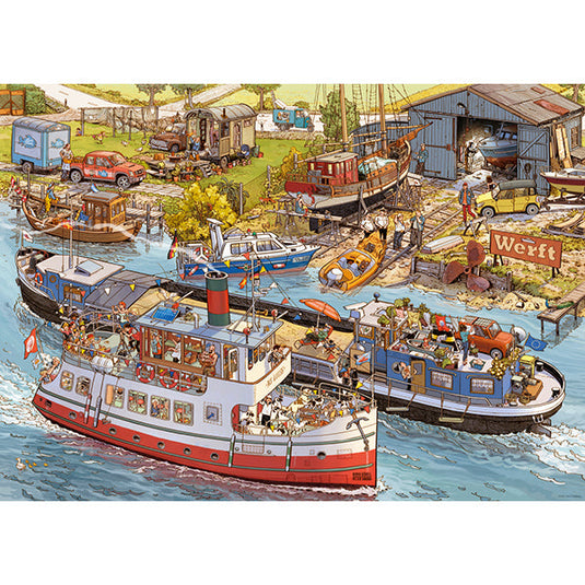 Boatyard 1000 Piece Jigsaw Puzzle by Heye