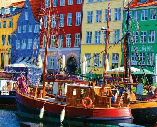 Copenhagen Waterfront 1000 Piece Jigsaw Puzzle by Springbok