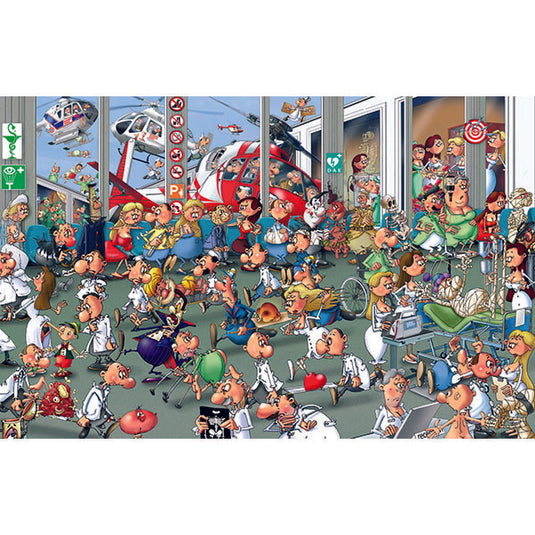 Accidents & Emergencies 1000 Piece Jigsaw Puzzle by Piatnik - 2