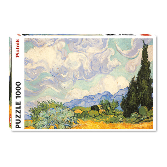 Wheat Field (Van Gogh) 1000 Piece Jigsaw Puzzle by Piatnik - 1