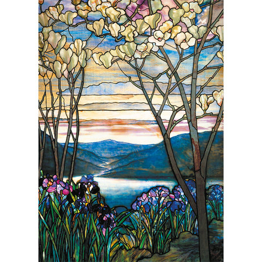 Magnolias & Irises 1000 Piece Jigsaw Puzzle by Piatnik - 2