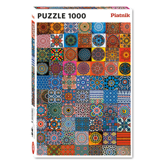 Colorful Fridge Magnets 1000 Piece Jigsaw Puzzle by Piatnik - 1