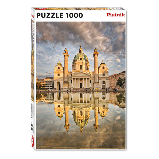 Karlskirche (Vienna) 1000 Piece Jigsaw Puzzle by Piatnik - 1
