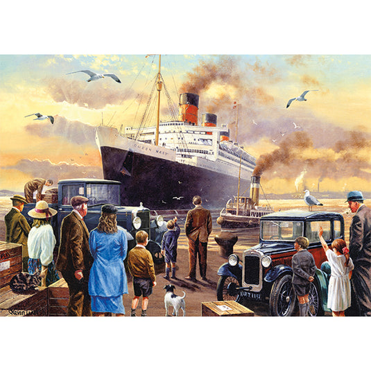 R.M.S Queen Mary 1000 Piece Jigsaw Puzzle by Piatnik - 2