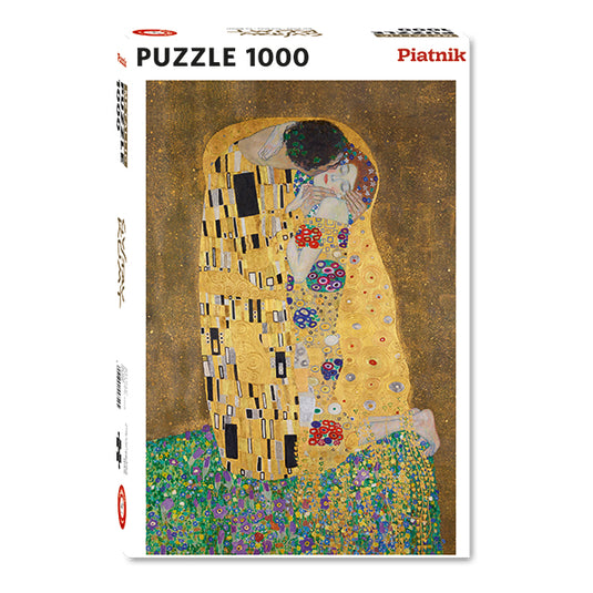 The Kiss (Metallic) 1000 Piece Jigsaw Puzzle by Piatnik - 1