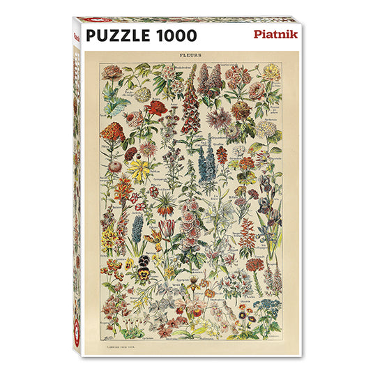 Flowers 1000 Piece Jigsaw Puzzle by Piatnik - 1