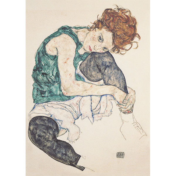 Sitting Woman 1000 Piece Jigsaw Puzzle by Piatnik