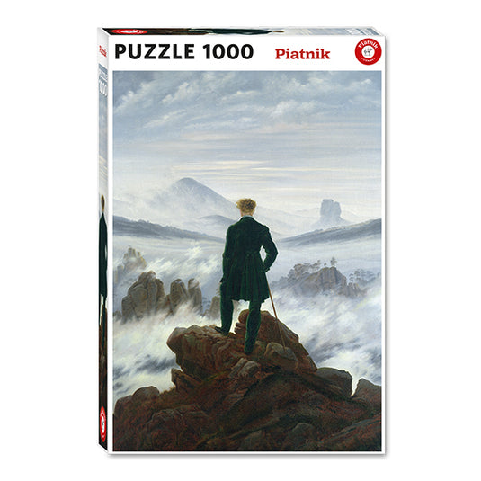 C.D.Friedrich Wanderer 1000 Piece Jigsaw Puzzle by Piatnik - 1