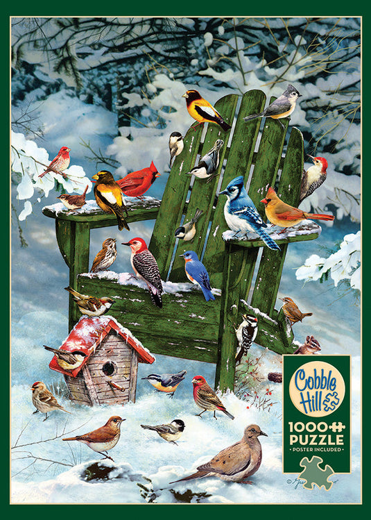 For the Birds 1000 Piece Jigsaw Puzzle by Cobble Hill - 4