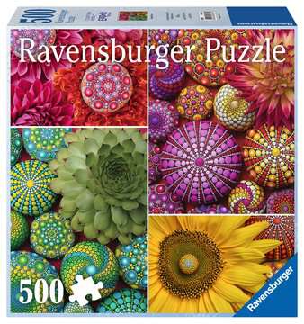 Elspeth McLean: Mandala Blooms 500 Piece Jigsaw Puzzle by Ravensburger