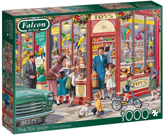 The Toy Shop 1000 Piece Jigsaw Puzzle by Falcon - 1