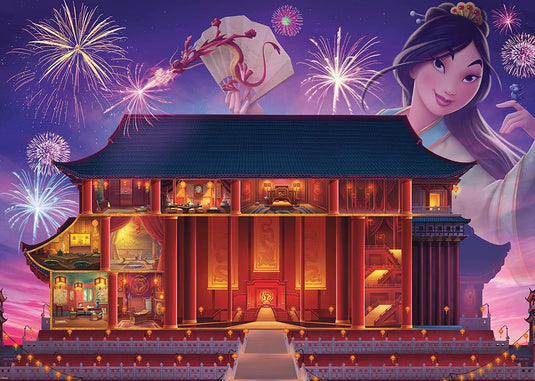 Disney: Mulan Castle 1000 Piece Jigsaw Puzzle by Ravensburger - 1