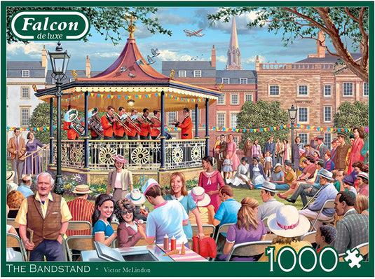 The Bandstand 1000 Piece Jigsaw Puzzle by Falcon - 3