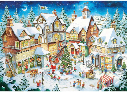 Christmas Village 50th Anniversary: Christmas Limited Edition No 28 1000 Piece Jigsaw Puzzle by Ravensburger