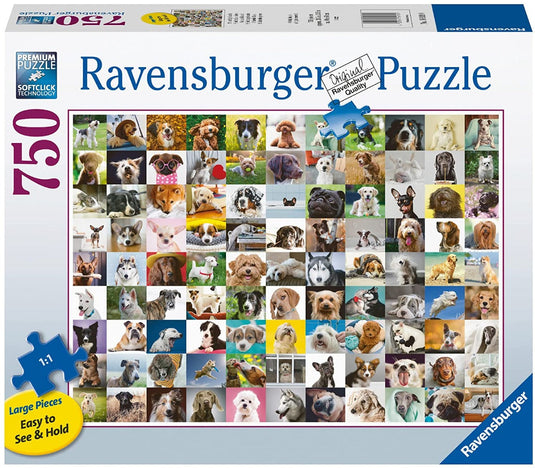 99 Lovable Dogs 750 Piece Jigsaw Puzzle by Ravensburger - 2